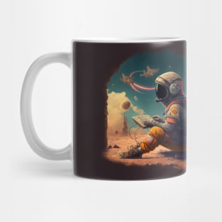 spaceman dron Mug